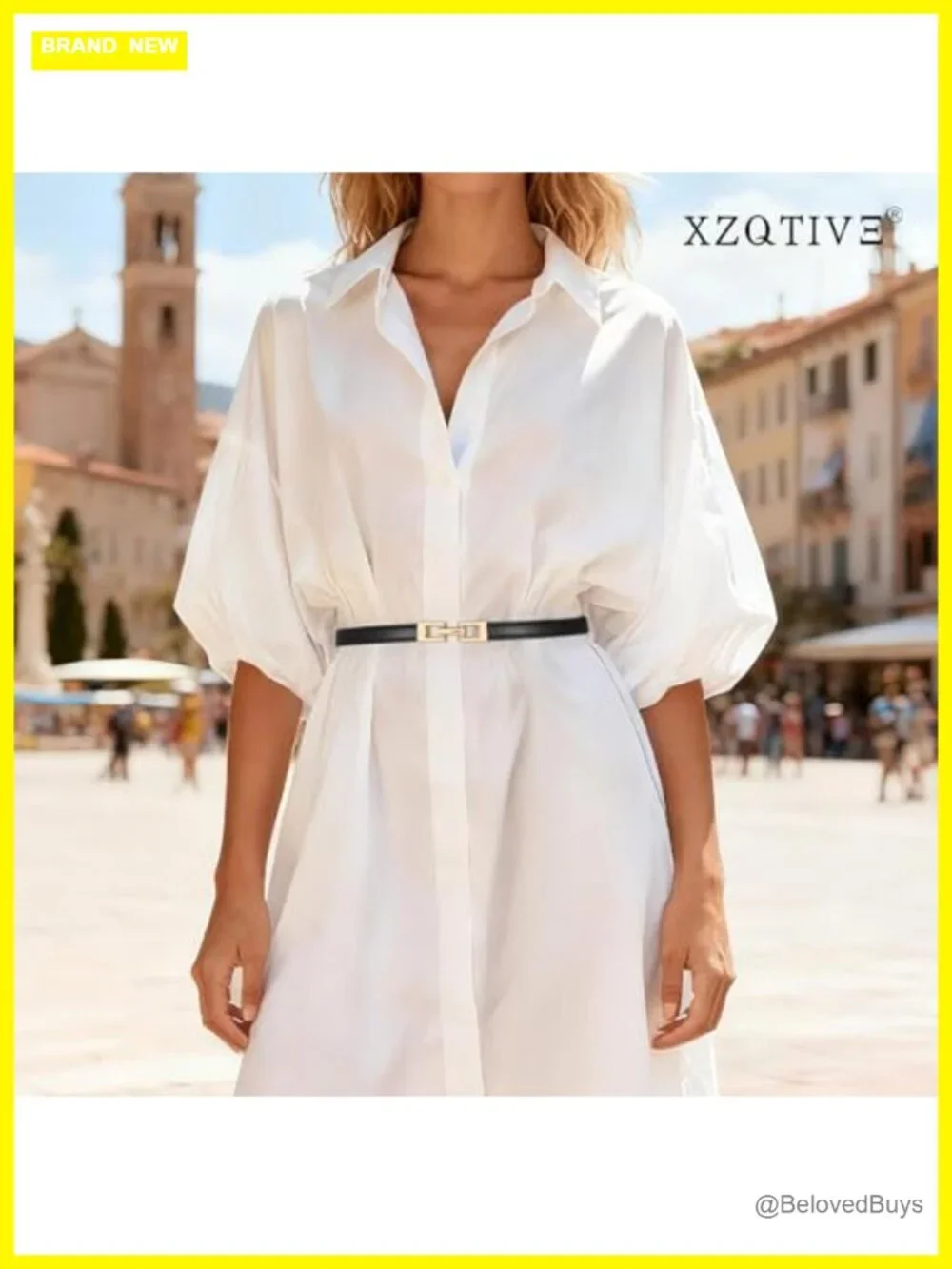 XZQTIVE Women's Thin Leather Belt – Adjustable Casual Office Belt for Dresses